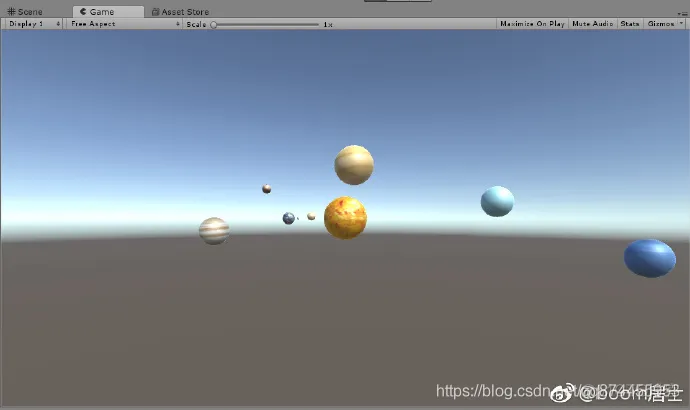 用Unity3D实现太阳系仿真_解决方案_06